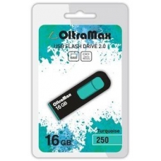 Флеш-накопитель USB  16GB  OltraMax  250  бирюзовый